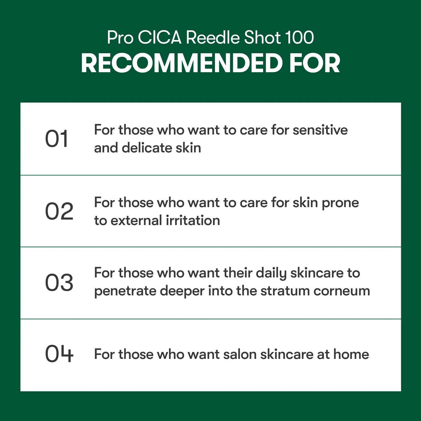 VT Cosmetics-Pro Cica Reedle Shot 100 2ml x 10pcs