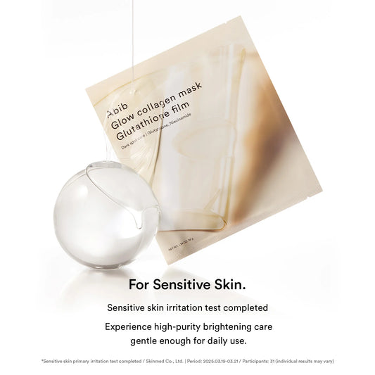 ABIB- Glow Collagen Mask Glutathione Film, 38g