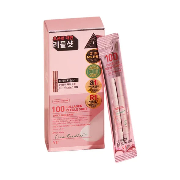 VT Cosmetics-Collagen Reedle Shot 100 Stick Pouch 2ml x 10pcs