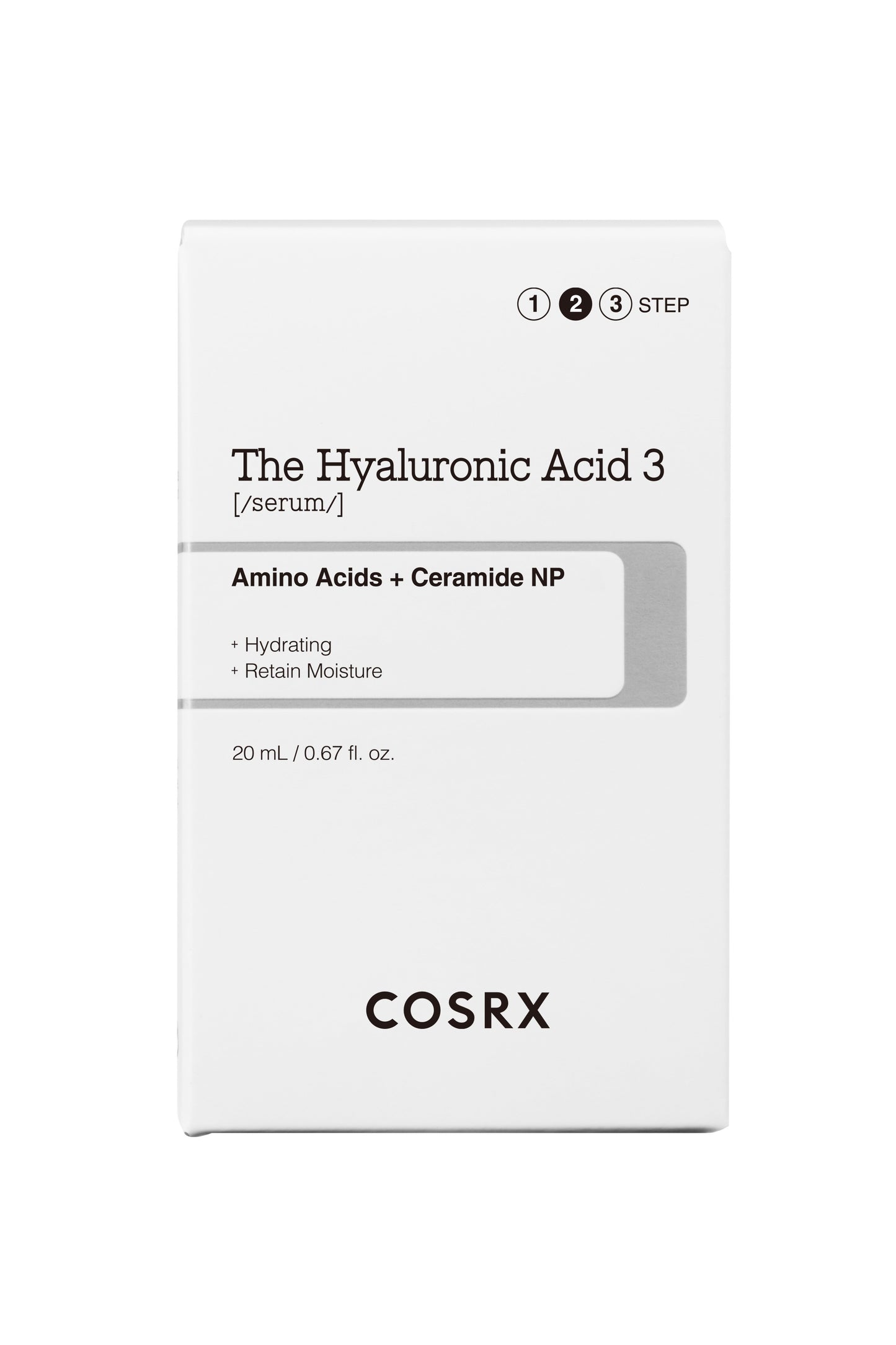COSRX – The Hyaluronic Acid 3 Serum, 20ml