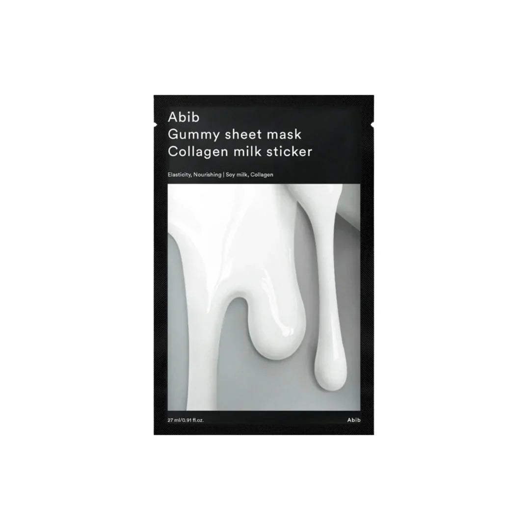 ABIB – Gum Sheet Mask Collagen Milk Sticker, 1ea