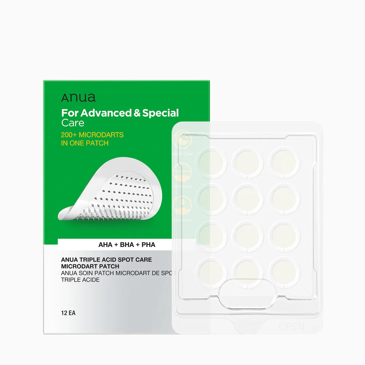 Anua – Triple Acid Spot Care Microdart Patch, 12 pz
