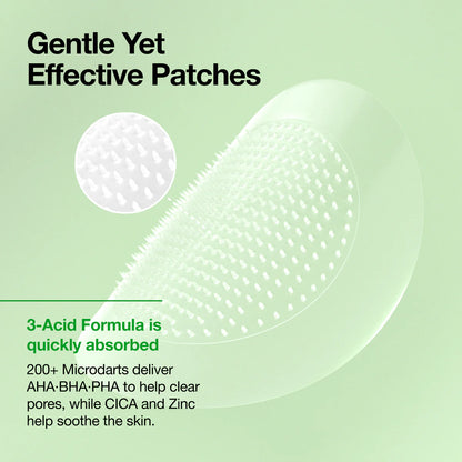 Anua – Triple Acid Spot Care Microdart Patch, 12 pz