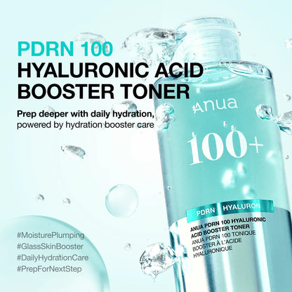 Anua – PDRN 100 Hyaluronic Acid Booster Toner, 250ml