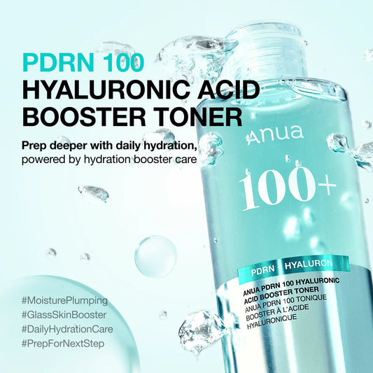 Anua – PDRN 100 Hyaluronic Acid Booster Toner, 250ml
