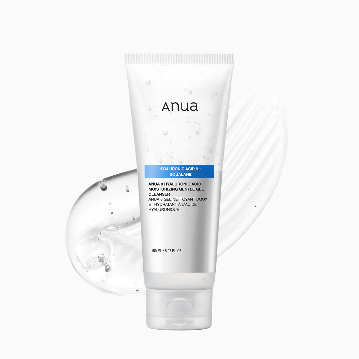 Anua – 8 Hyaluronic Acid Moisturizing Gentle Gel Cleanser, 150ml