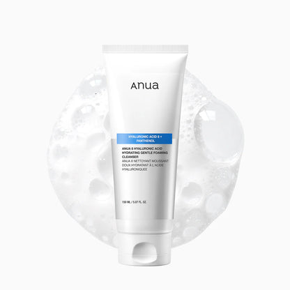 Anua – 8 Hyaluronic Acid Hydrating Gentle Foaming Cleanser, 150ml