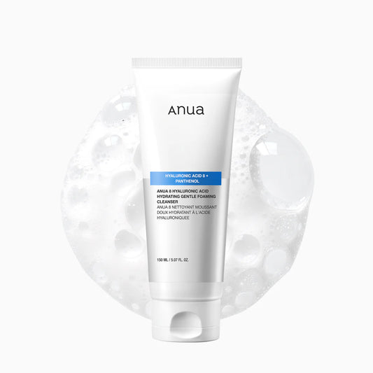 Anua – 8 Hyaluronic Acid Hydrating Gentle Foaming Cleanser, 150ml
