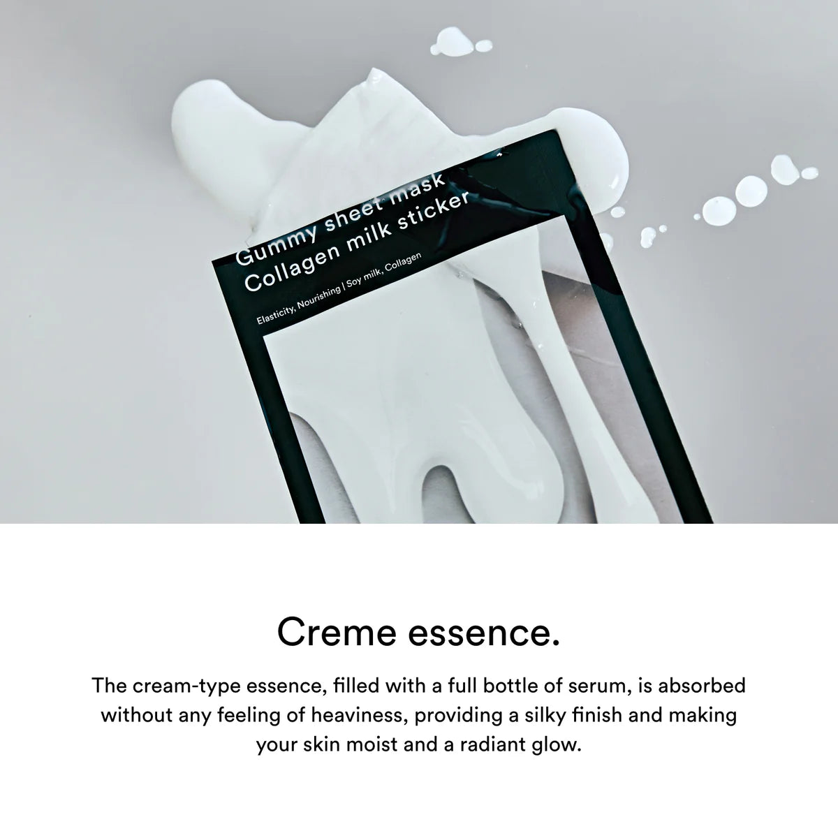 ABIB – Gum Sheet Mask Collagen Milk Sticker, 1ea