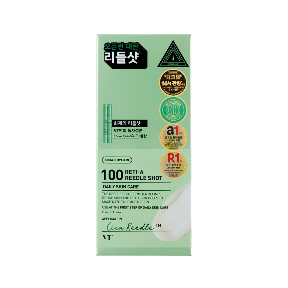 VT Cosmetics- Reti-A Reedle Shot 100 Essence 2ml x 10pcs