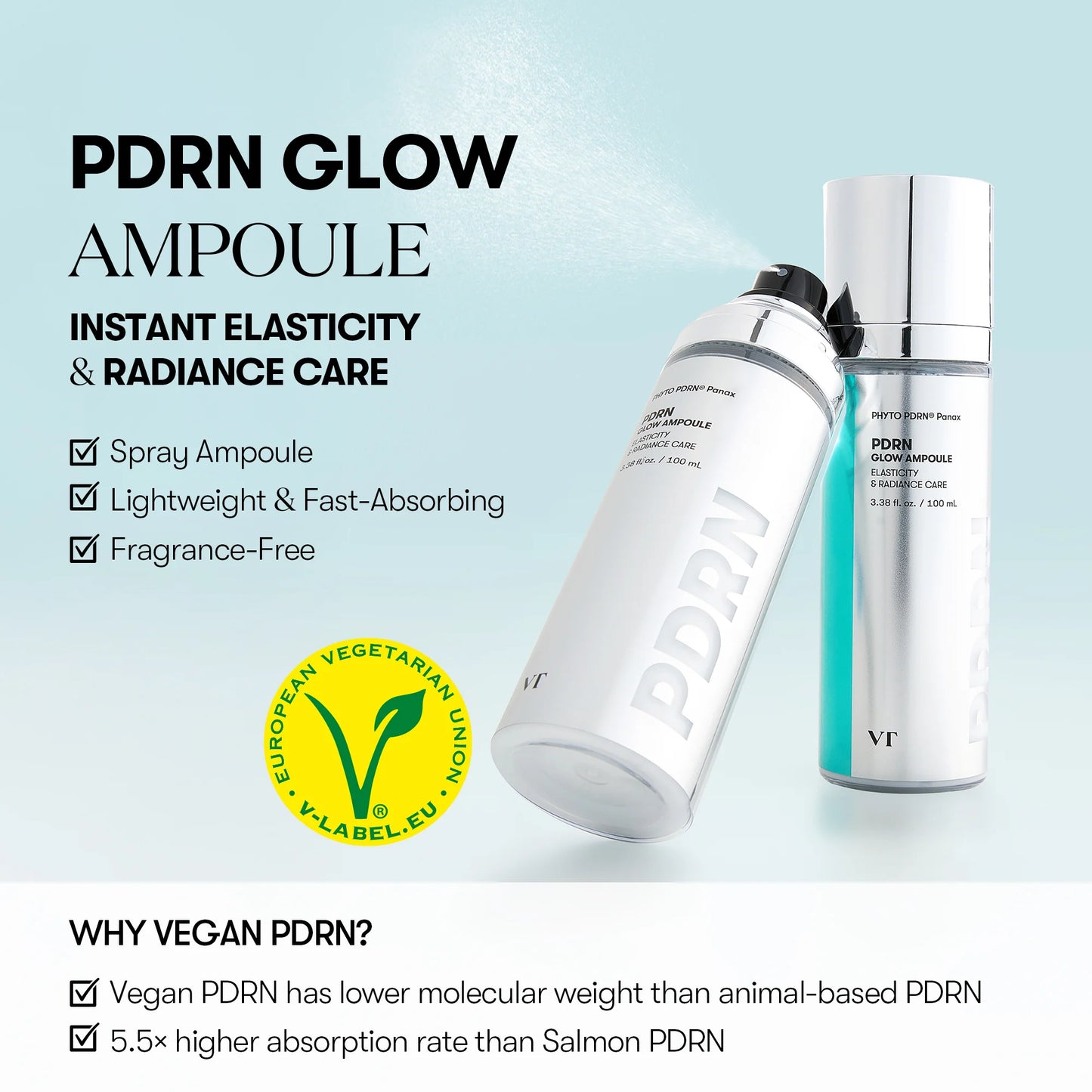 VT Cosmetics-PDRN Glow Ampoule 100ml