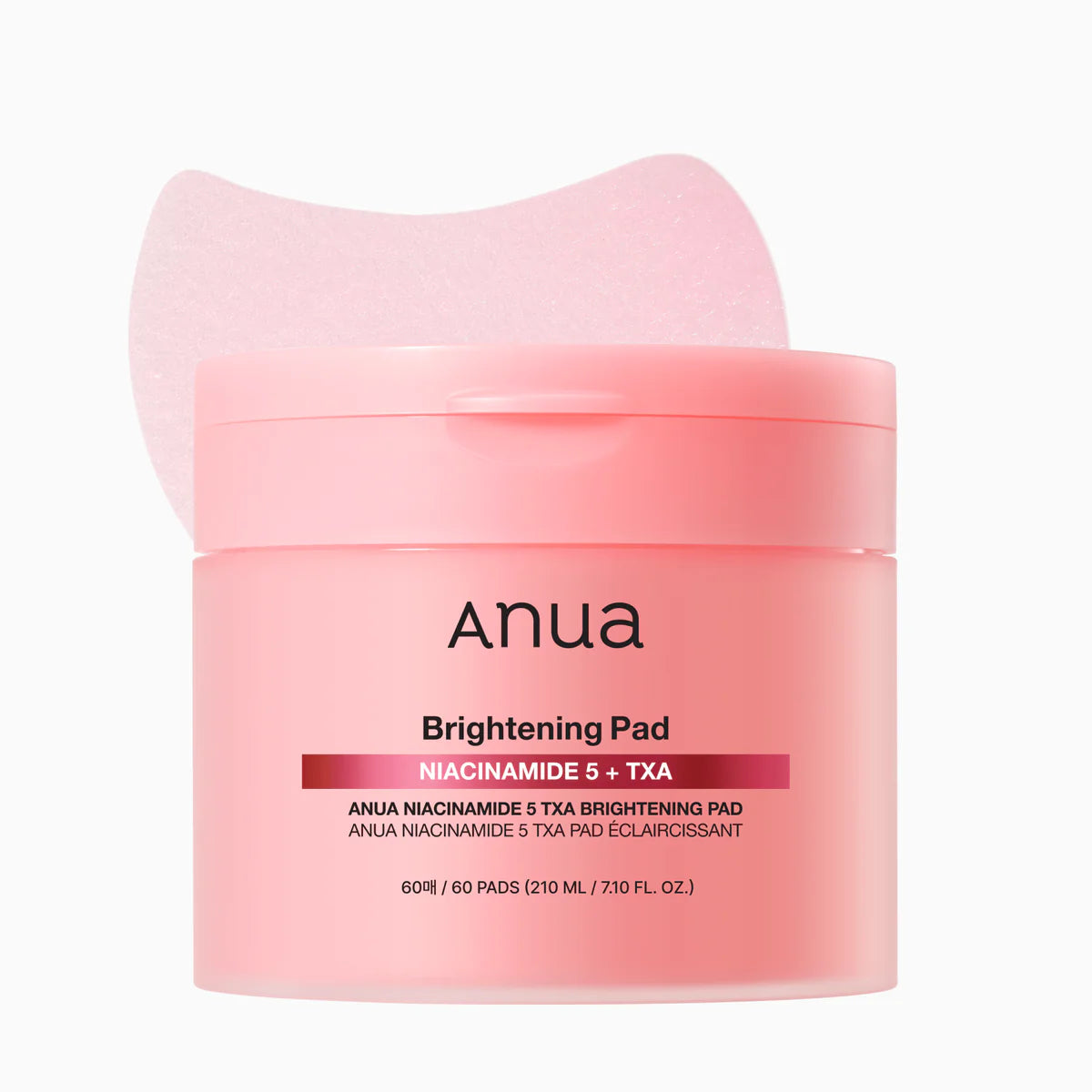 ANUA - Brightening Niacinamide 5% + TXA Toner Pads, 60 pads