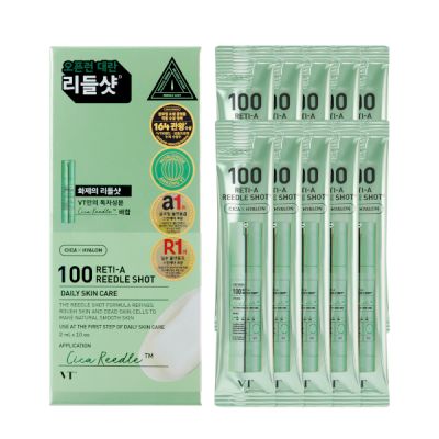 VT Cosmetics- Reti-A Reedle Shot 100 Essence 2ml x 10pcs